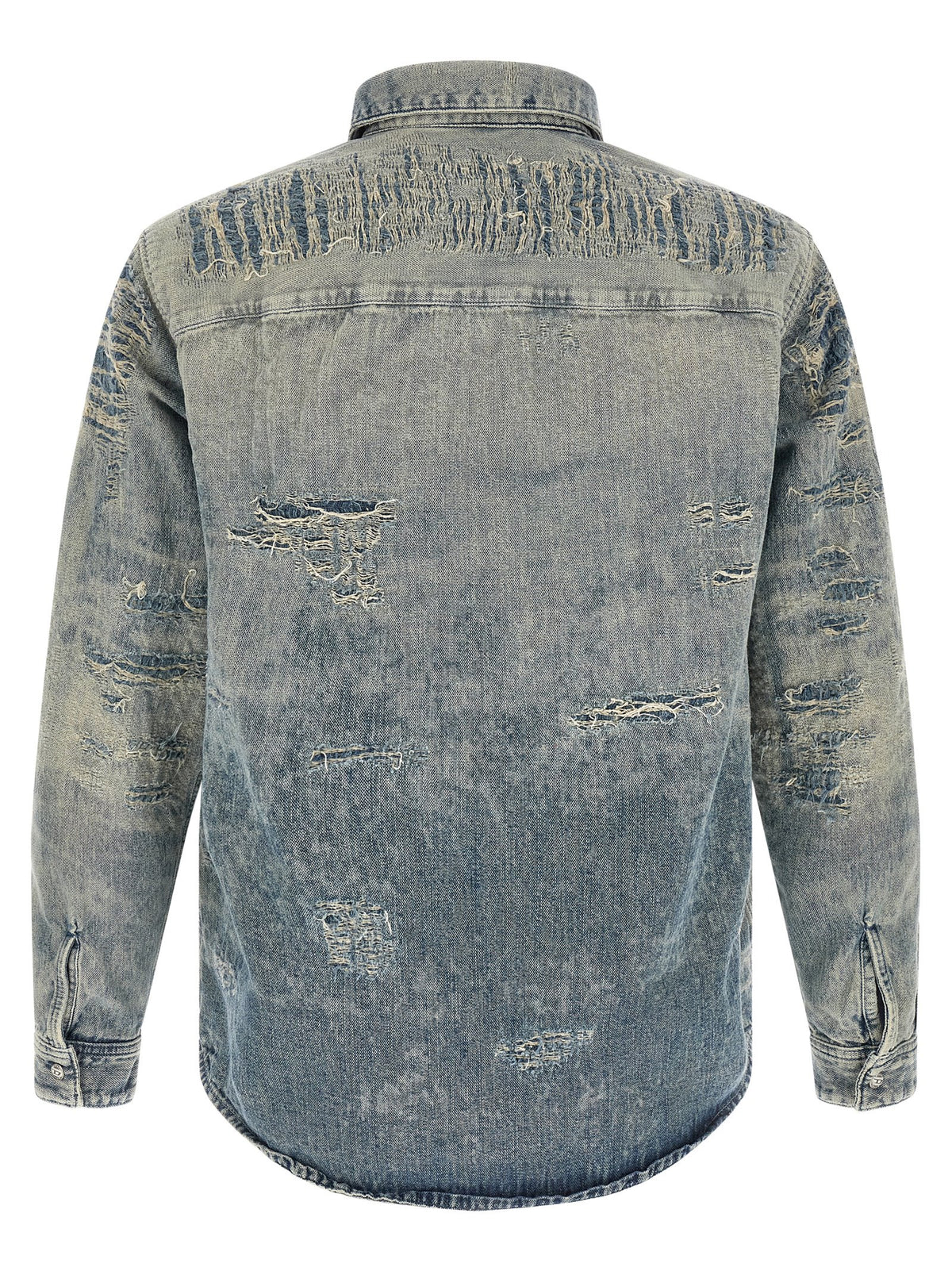 Diesel Blaue Baumwollbluse