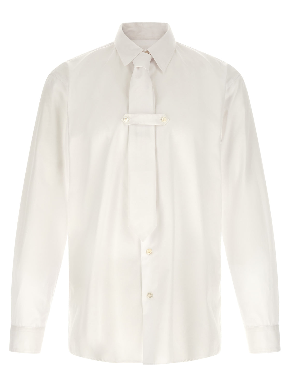 Dries Van Noten Weiße Baumwollbluse