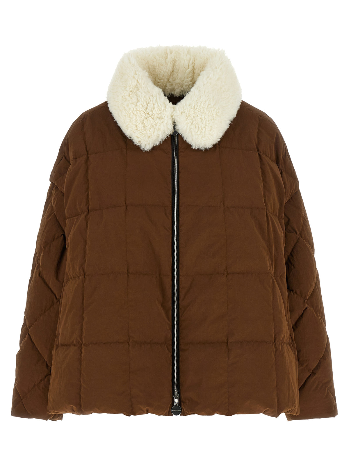 IENKI IENKI Brown Polyester Full-Length Jacket