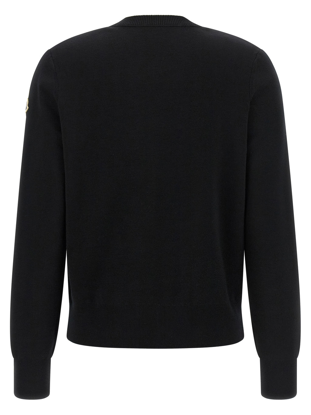 Moncler Cardigan aus schwarzem Polyamid