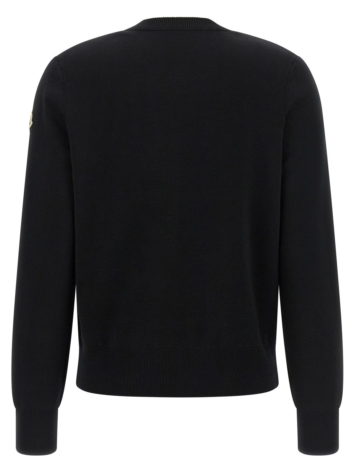 Moncler Cardigan aus schwarzem Polyamid