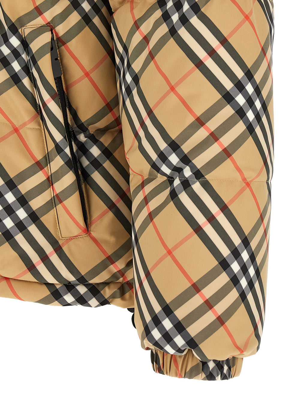 Burberry Shell-Jacke aus beigem Polyester