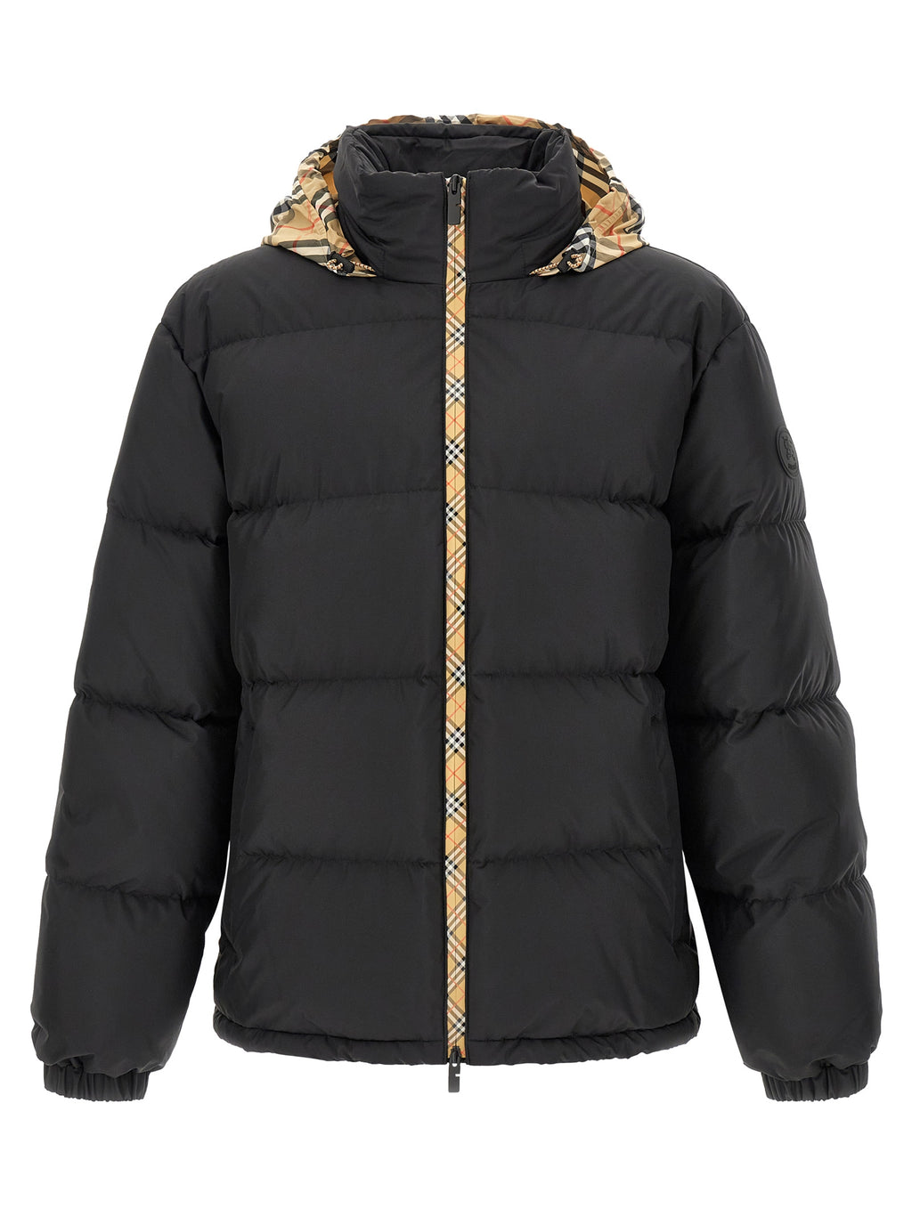 Burberry Parka aus schwarzem Polyester