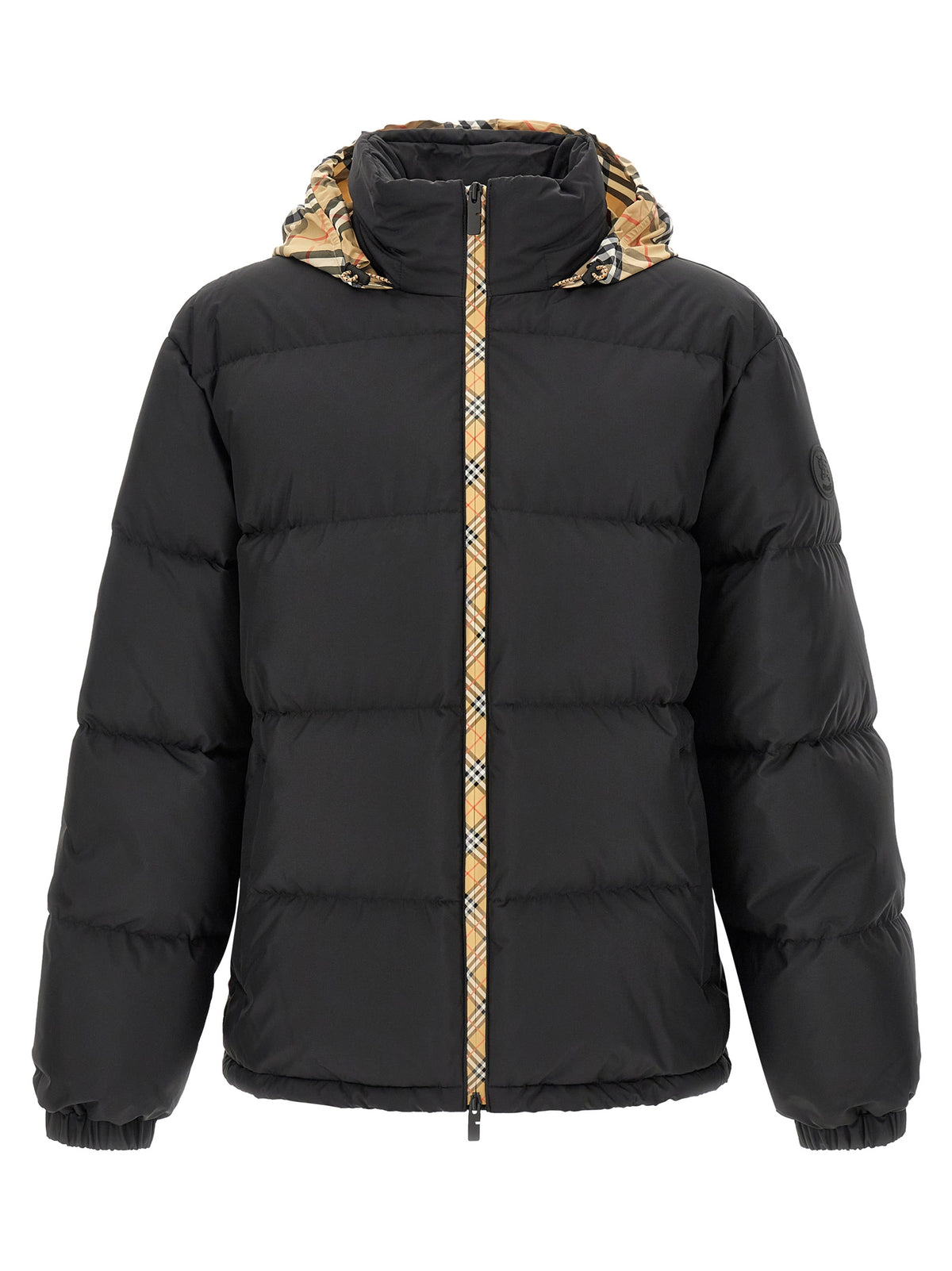 Burberry Parka aus schwarzem Polyester
