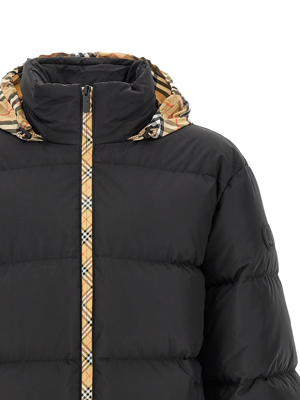 Burberry Parka aus schwarzem Polyester