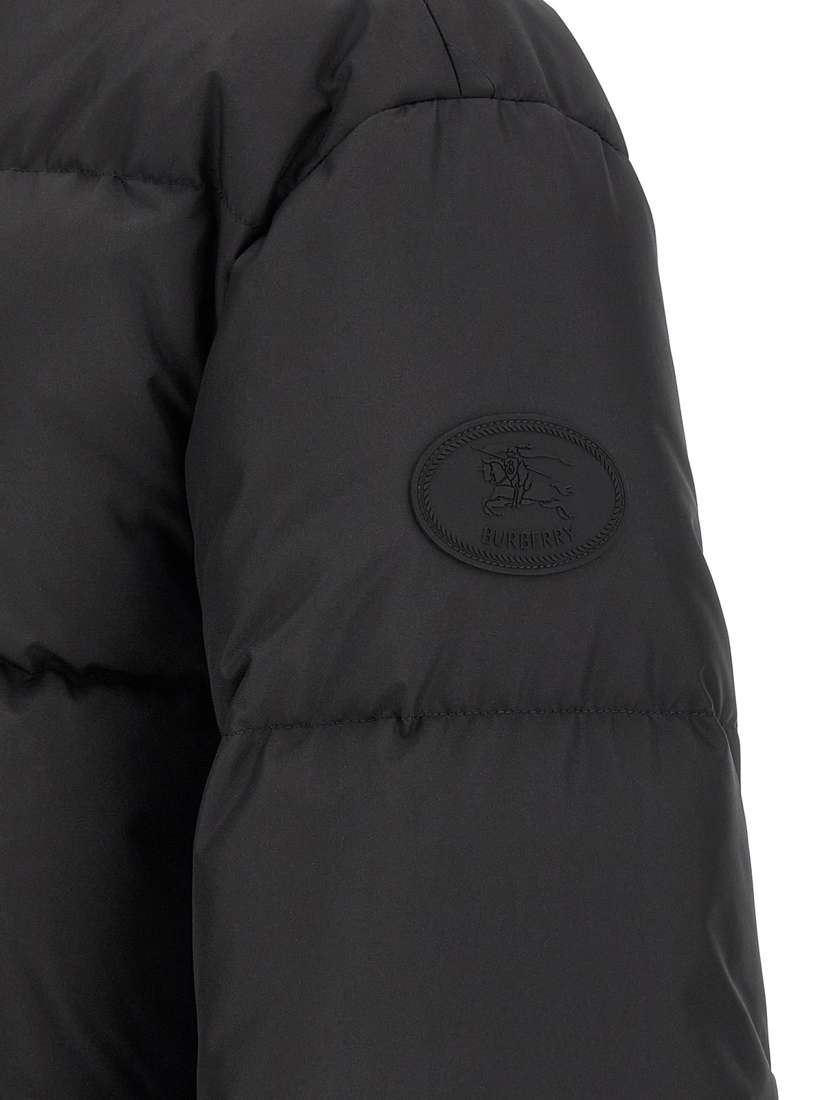 Burberry Parka aus schwarzem Polyester