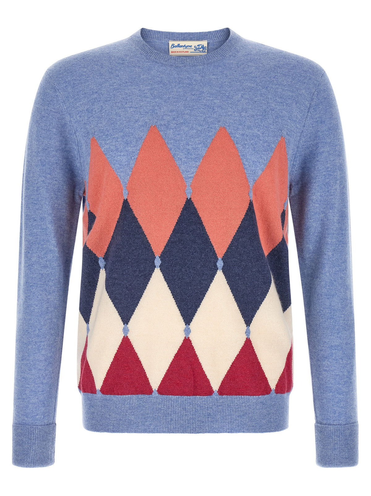 Ballantyne blauer Kaschmir-Cardigan