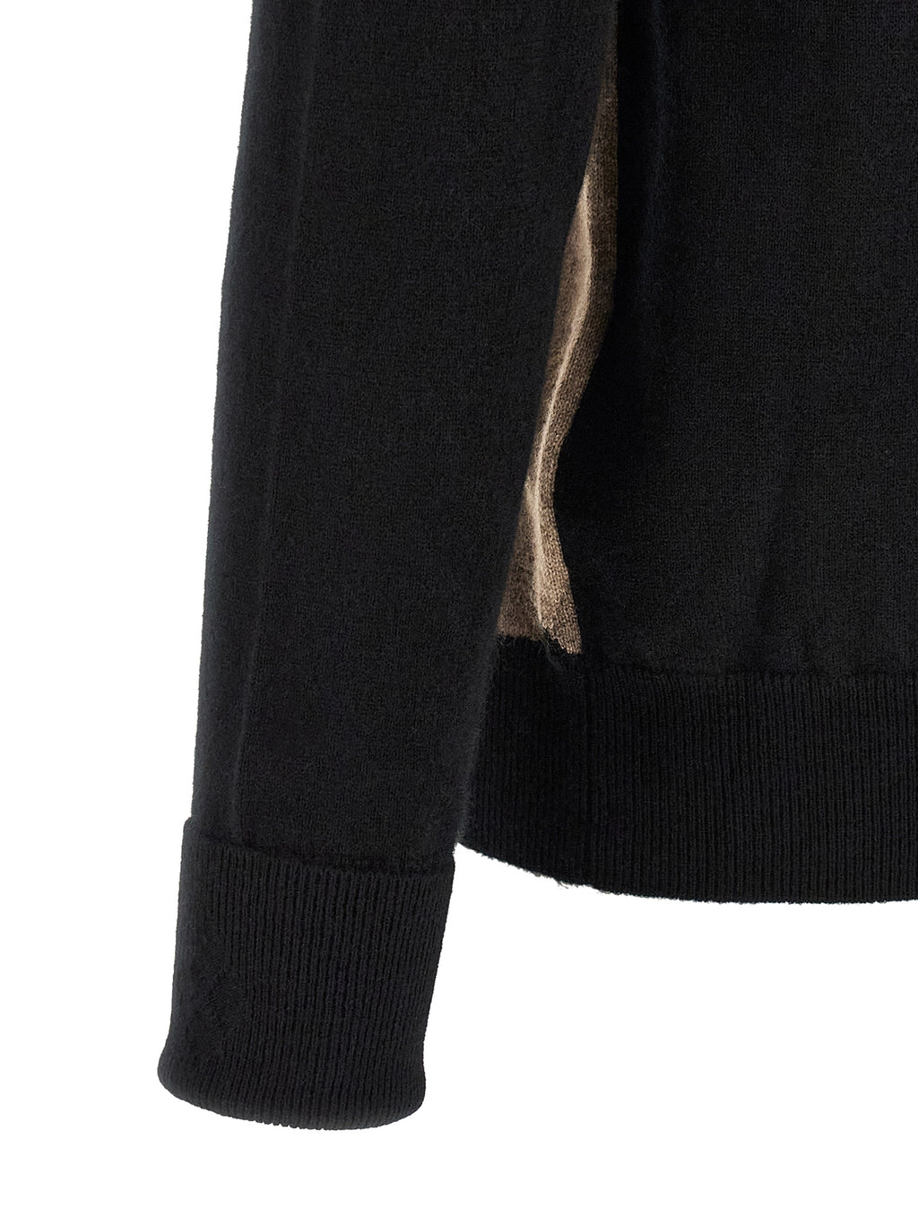Ballantyne Cardigan aus schwarzem Kaschmir