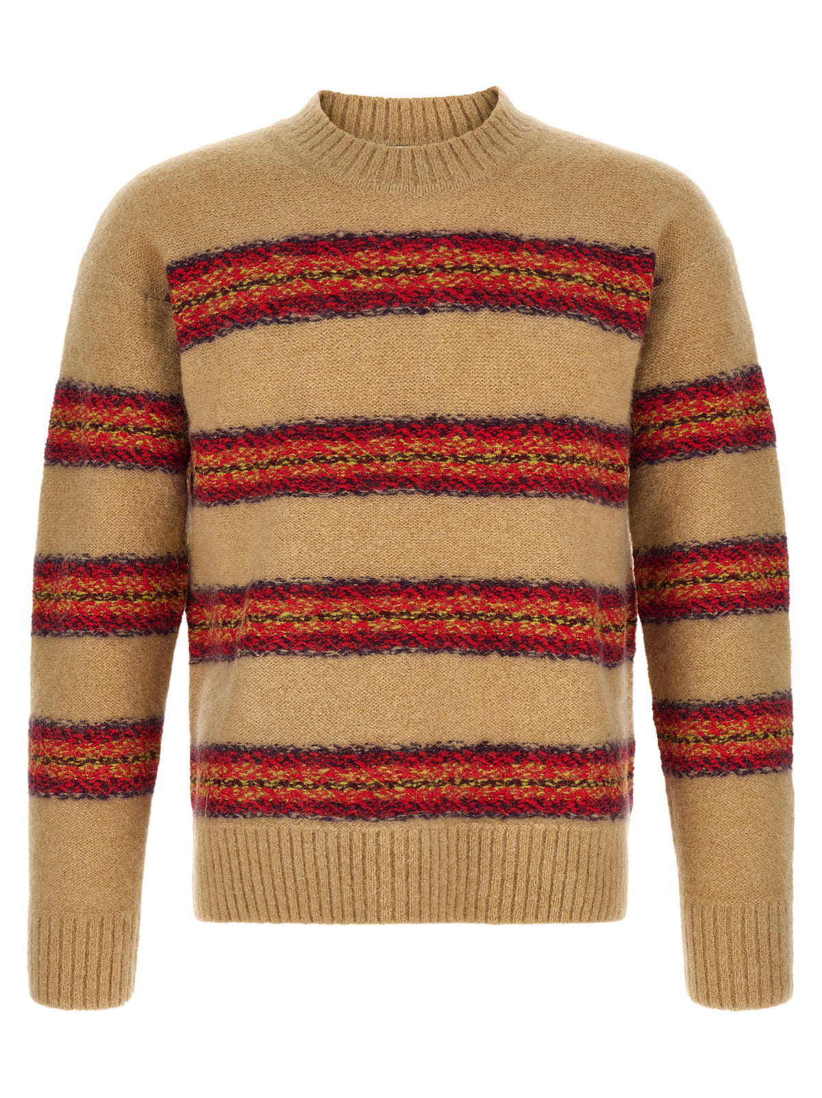Dries Van Noten Beige Strickjacke aus Wolle