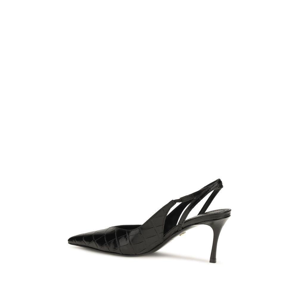 Ferragamo Pumps aus schwarzem Kalbsleder (Bos Taurus)