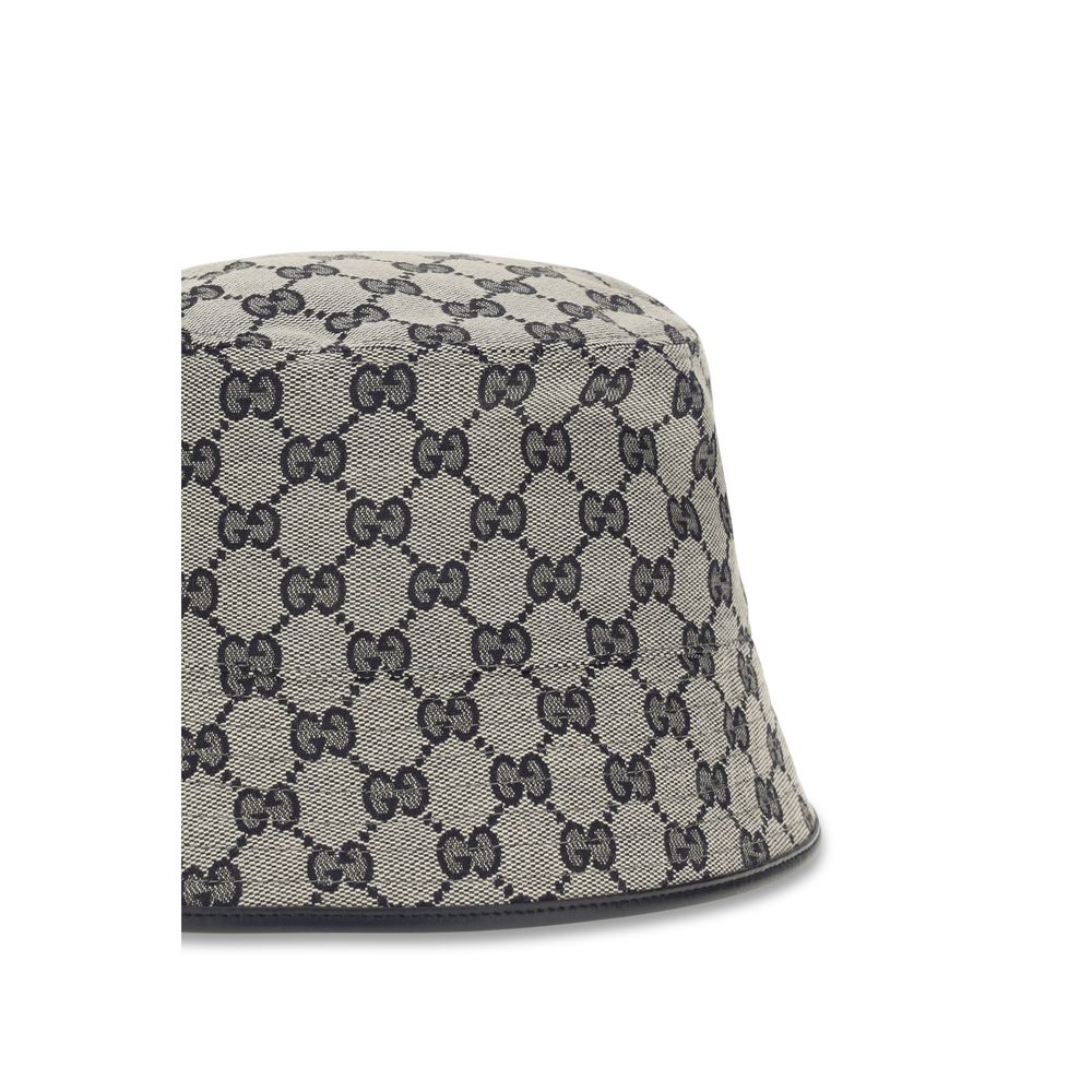 Gucci Fischerhut aus grauem Polyester