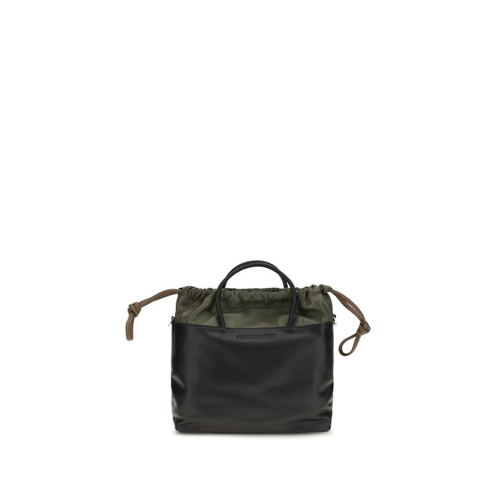 Pierre Hardy Handtasche aus schwarzem Lammleder Ovis Aries