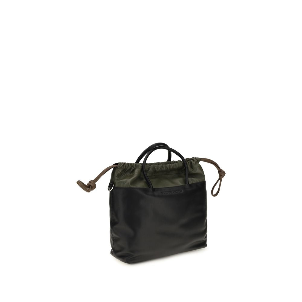 Pierre Hardy Handtasche aus schwarzem Lammleder Ovis Aries
