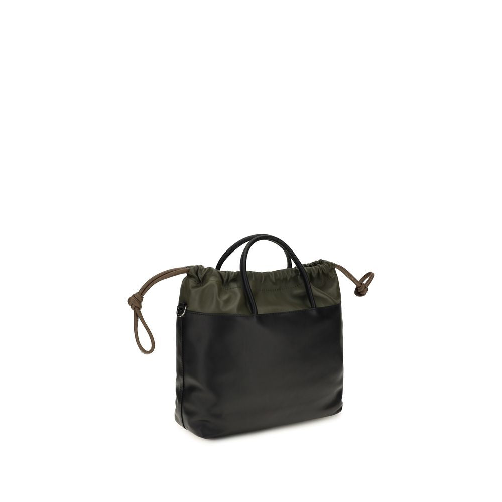 Pierre Hardy Handtasche aus schwarzem Lammleder Ovis Aries