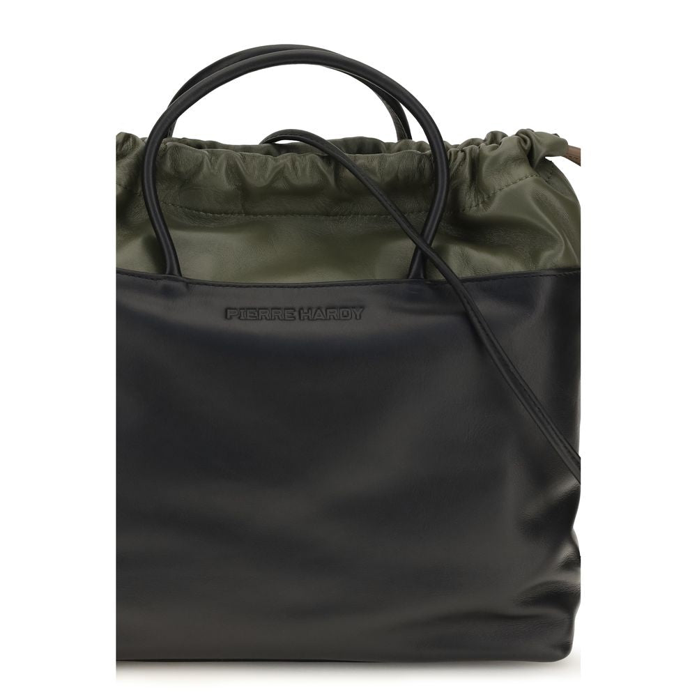 Pierre Hardy Handtasche aus schwarzem Lammleder Ovis Aries