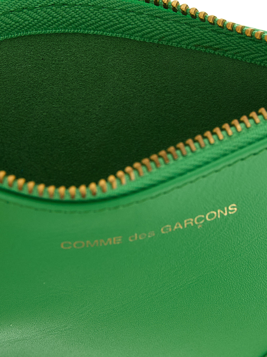 Comme Des Garçons Zweifarbiges Lederkartenetui