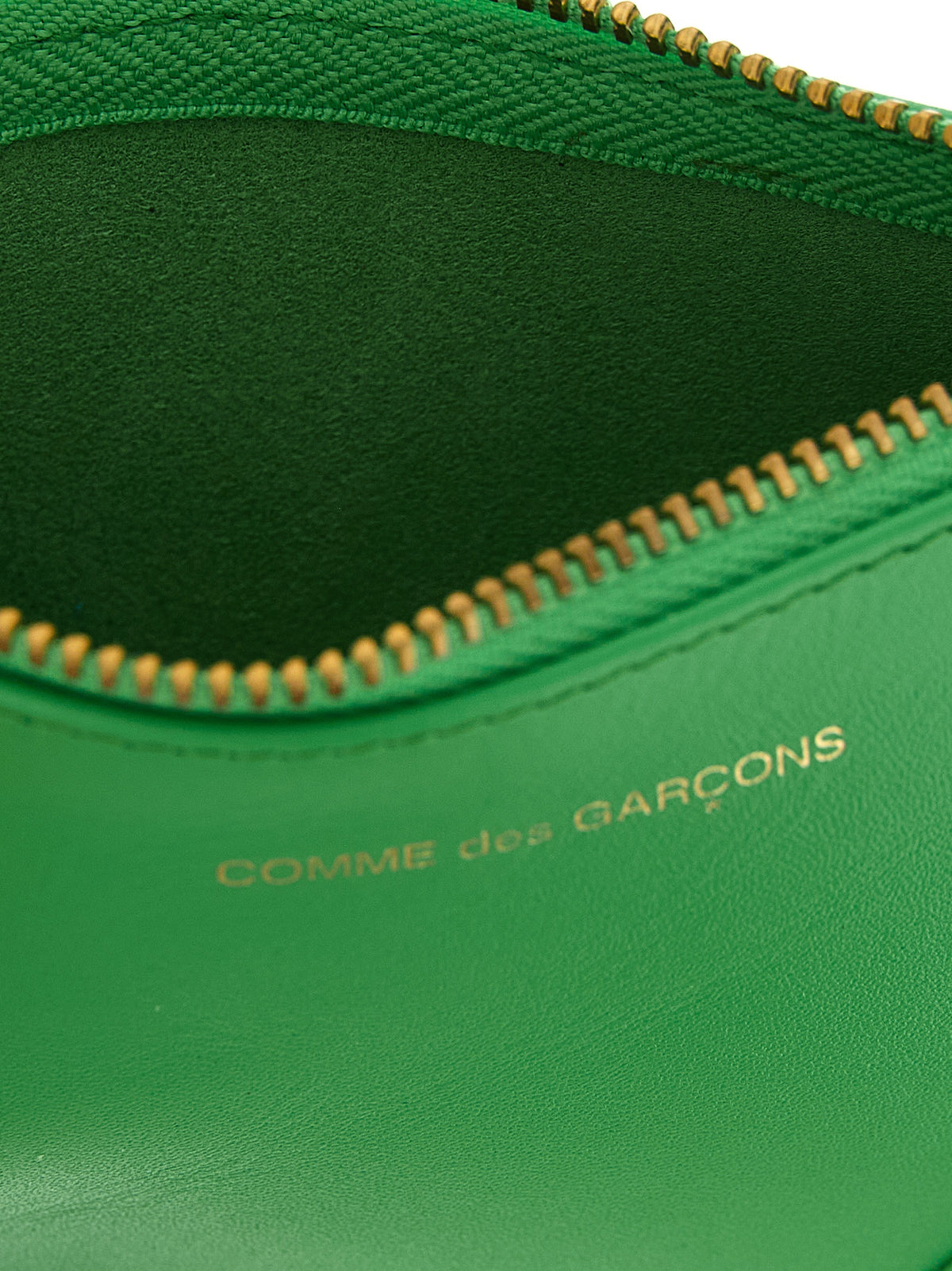 Comme Des Garçons Zweifarbiges Lederkartenetui