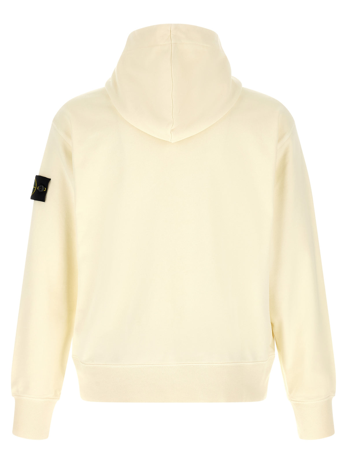 Stone Island Weißes Baumwoll-Sweatshirt