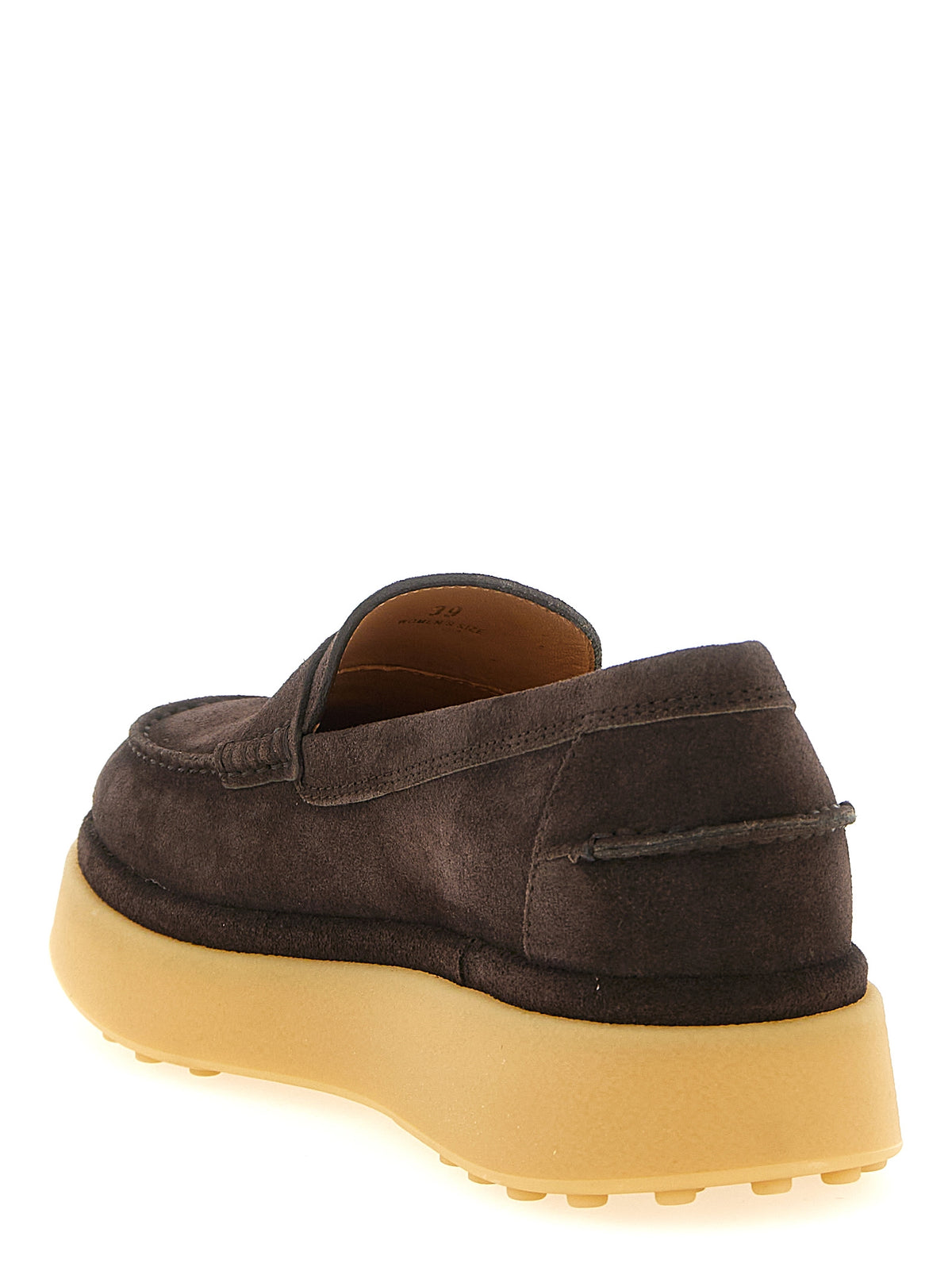 Tod's Slip-On Loafers aus braunem Kalbsleder