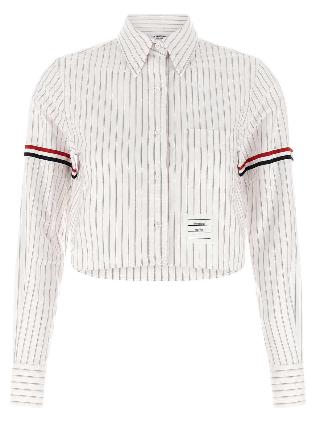 Thom Browne Weiße Baumwollbluse
