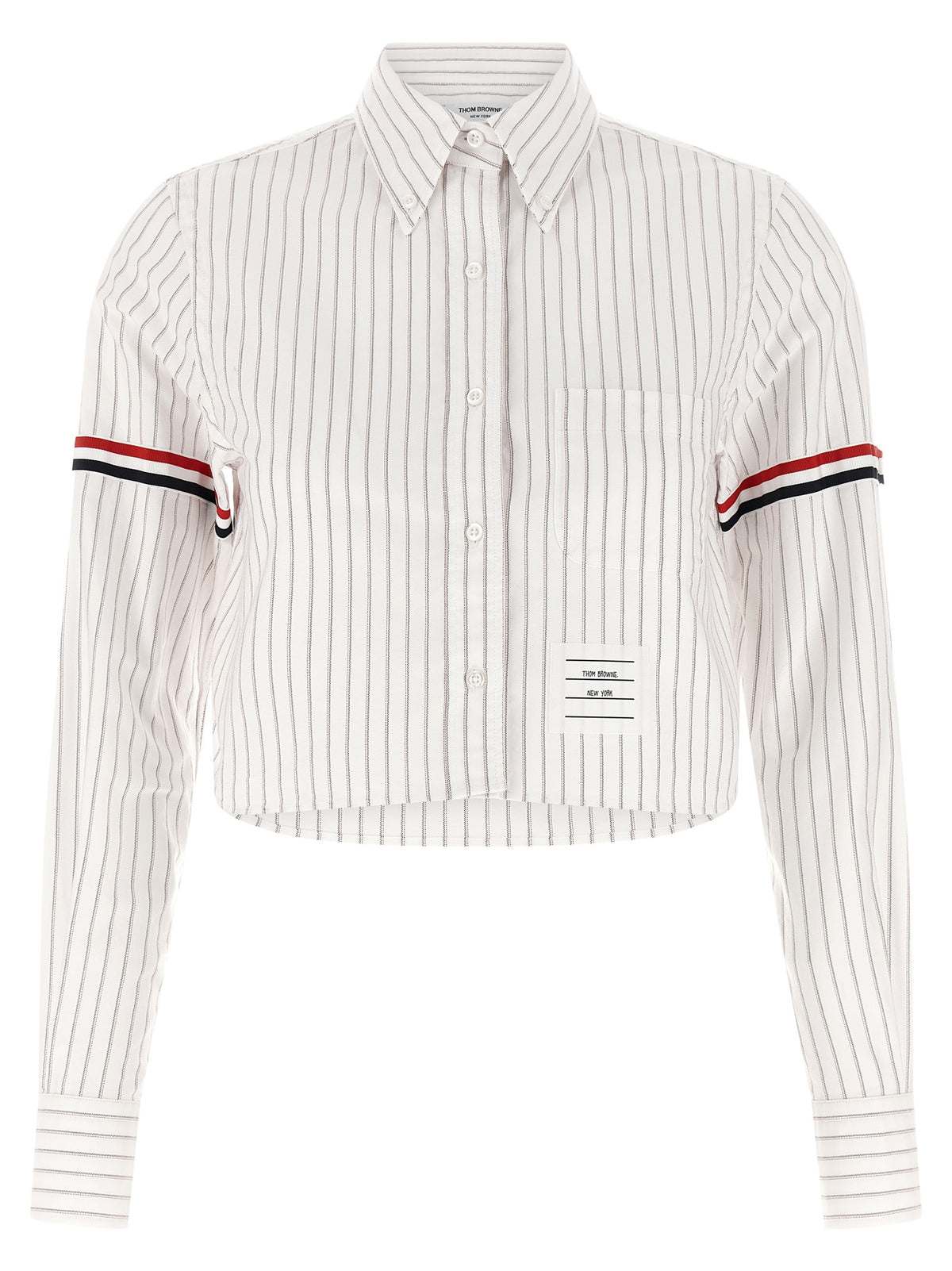 Thom Browne Weiße Baumwollbluse