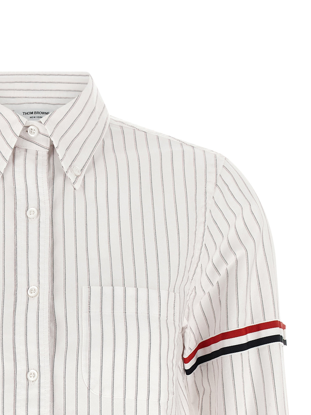 Thom Browne Weiße Baumwollbluse