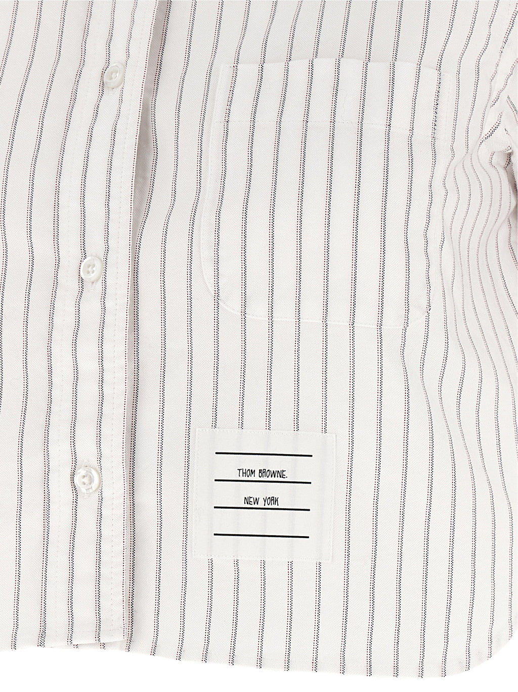 Thom Browne Weiße Baumwollbluse