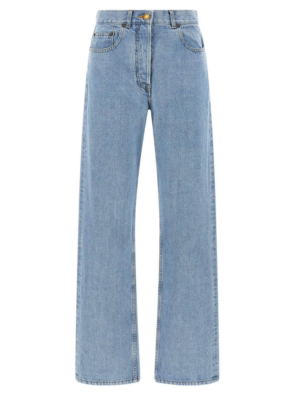 Thom Browne Blaue Baumwoll-Jeans mit geradem Bein