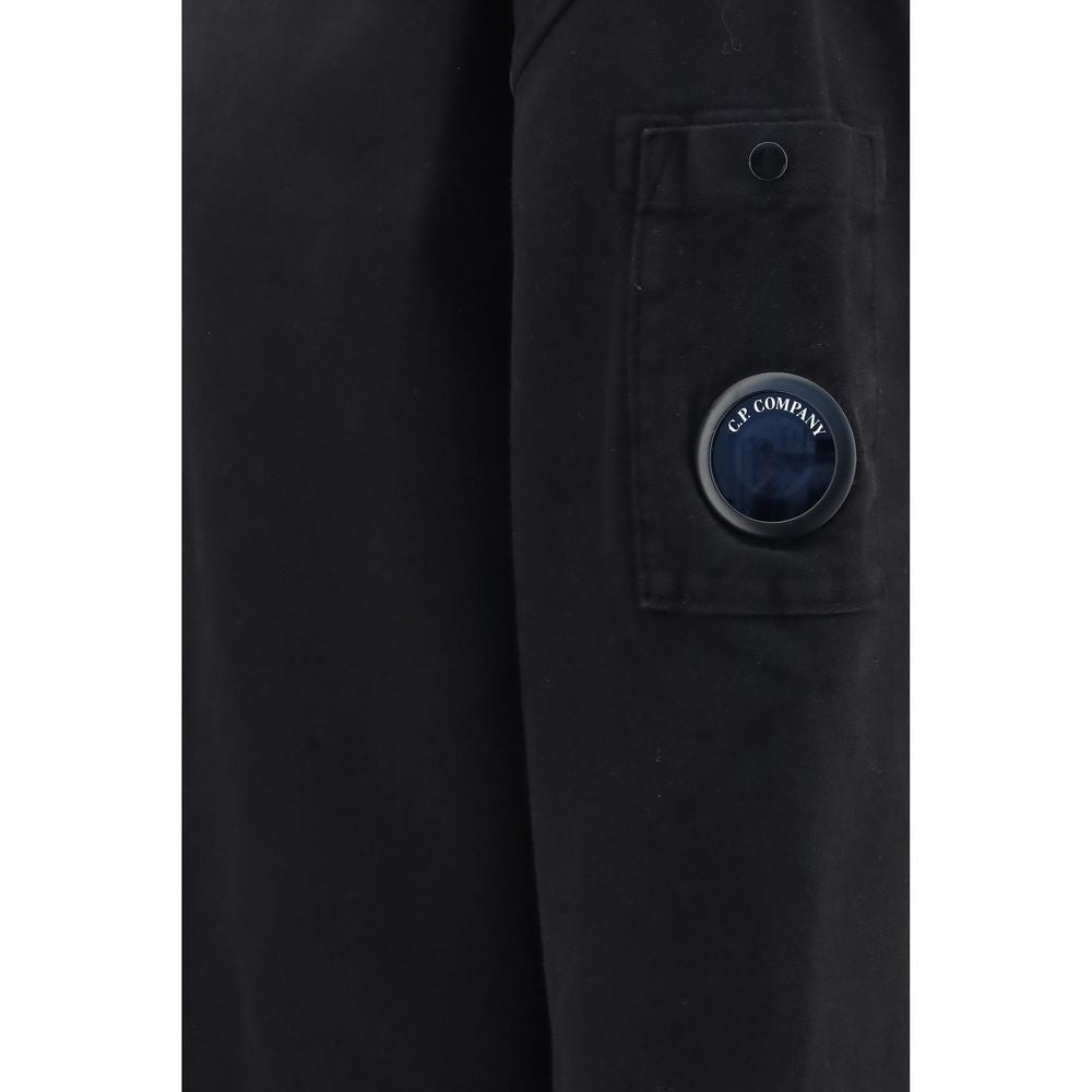 C.P. Company Schwarzes Baumwoll-Sweatshirt