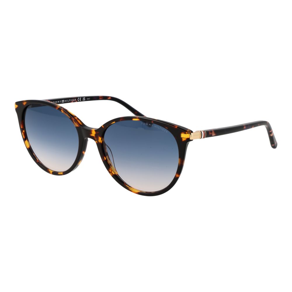 Tommy Hilfiger Braune Acetat-Sonnenbrille