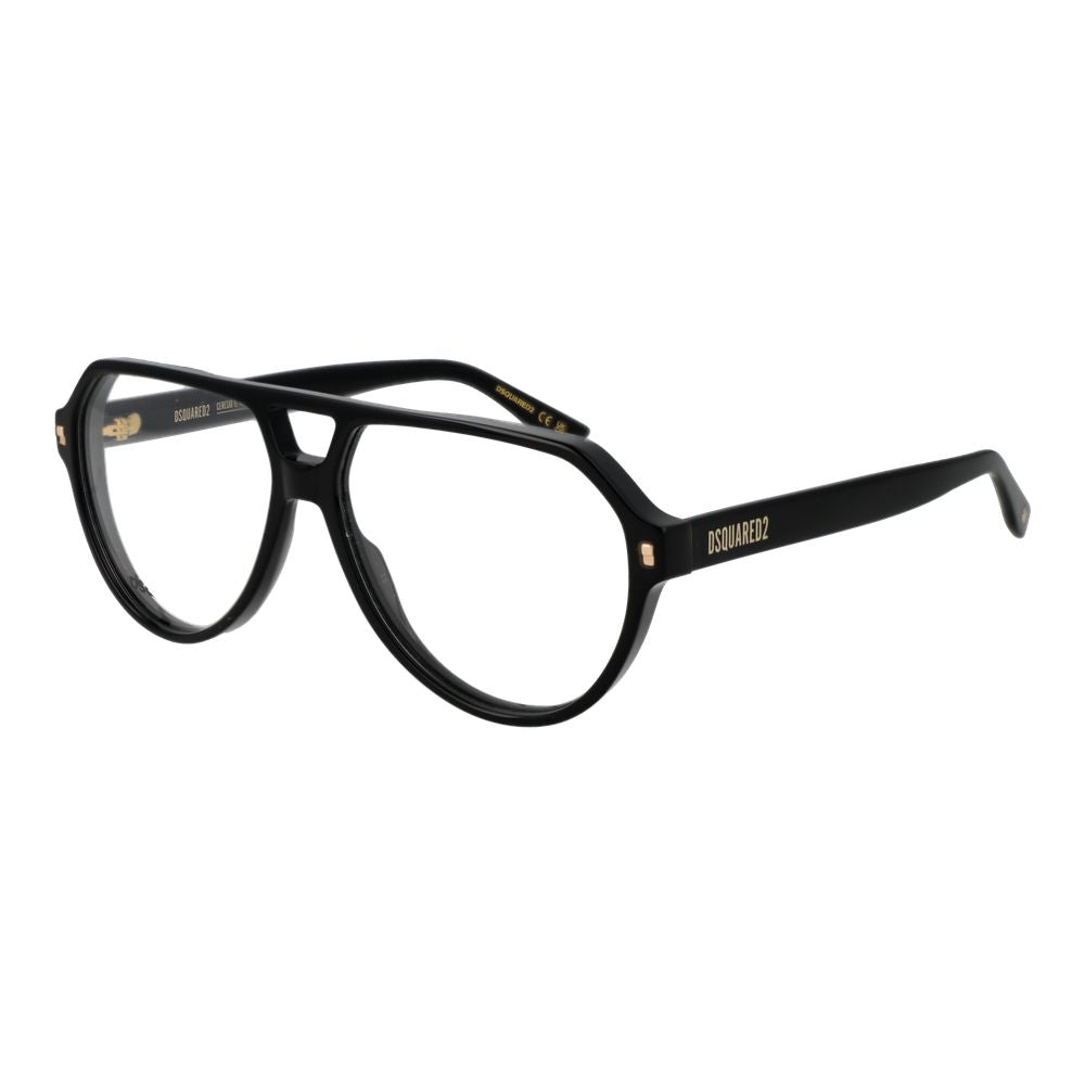 Dsquared² Brille aus schwarzem Acetat (Fassungen)