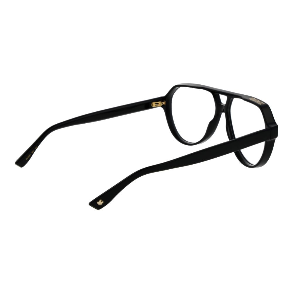 Dsquared² Brille aus schwarzem Acetat (Fassungen)