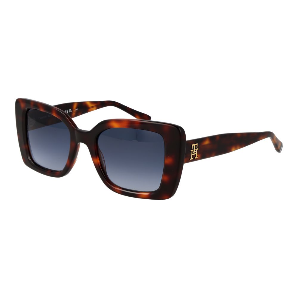 Tommy Hilfiger Braune Acetat-Sonnenbrille