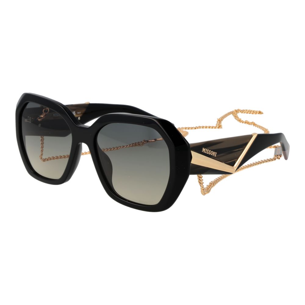 Missoni Schwarze Sonnenbrille aus Azetat