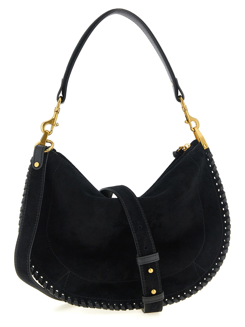 Isabel Marant Handtasche aus schwarzem Rindsleder