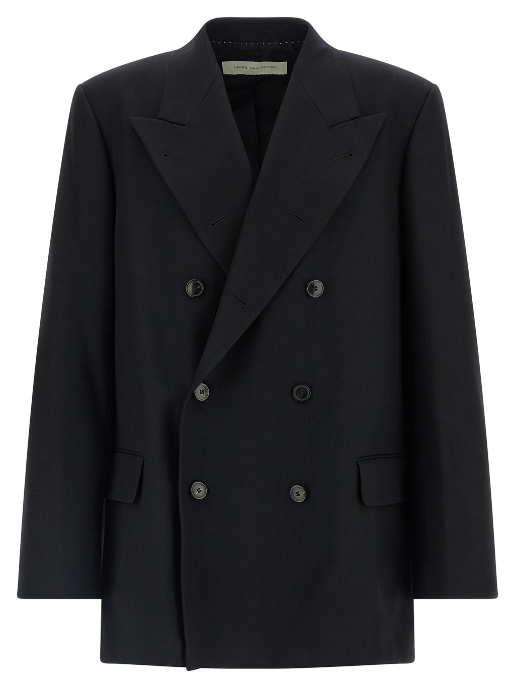 Dries Van Noten Black Wool Blazer
