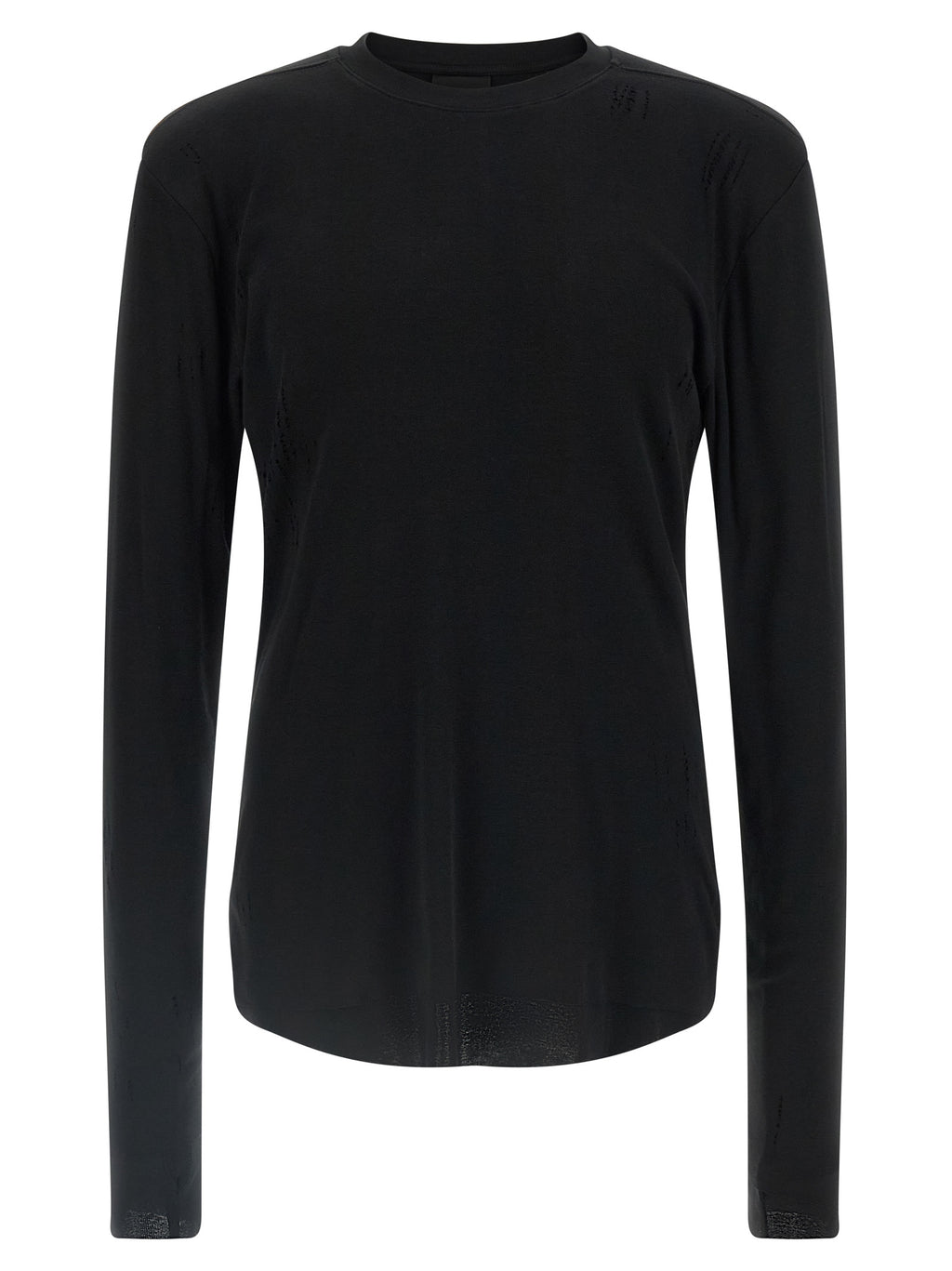 Thom Krom Schwarzes Baumwoll-T-Shirt