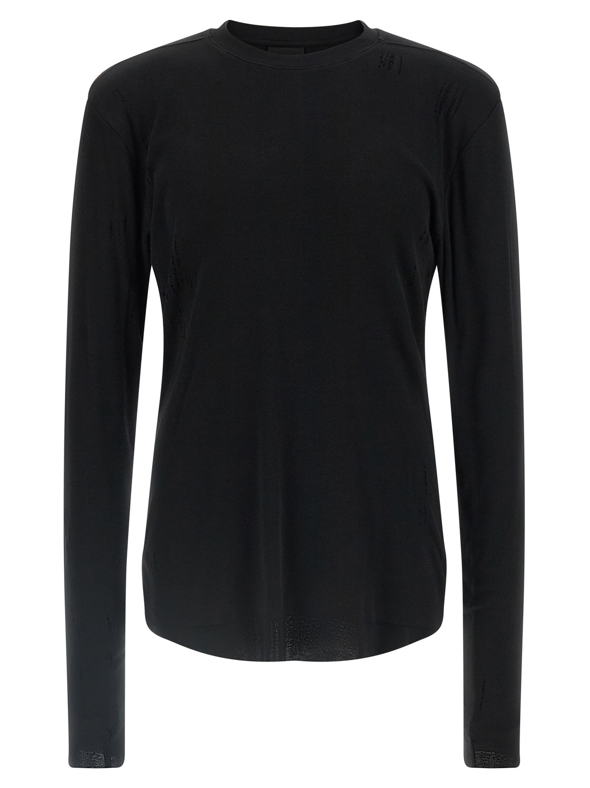 Thom Krom Schwarzes Baumwoll-T-Shirt