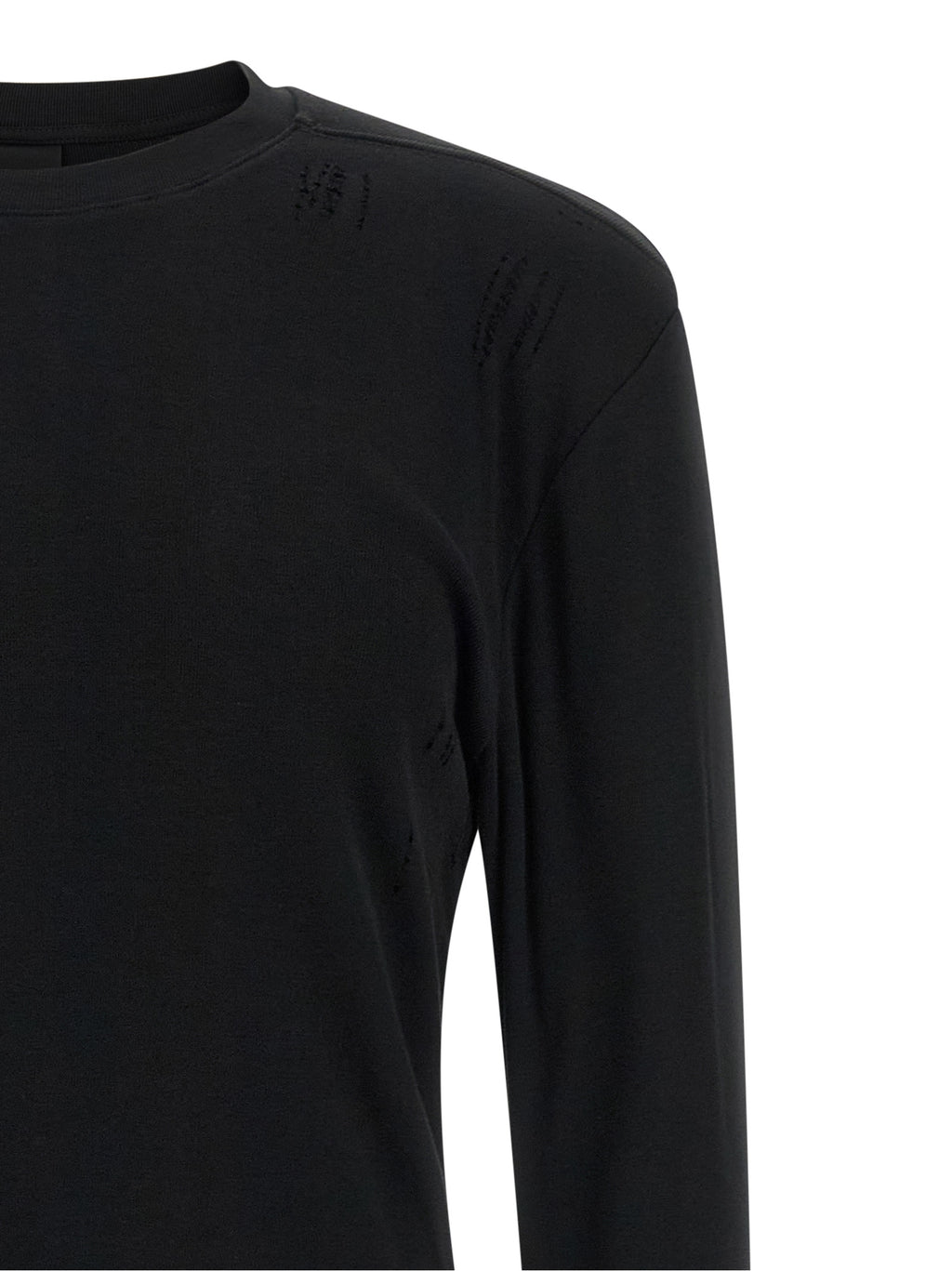 Thom Krom Schwarzes Baumwoll-T-Shirt