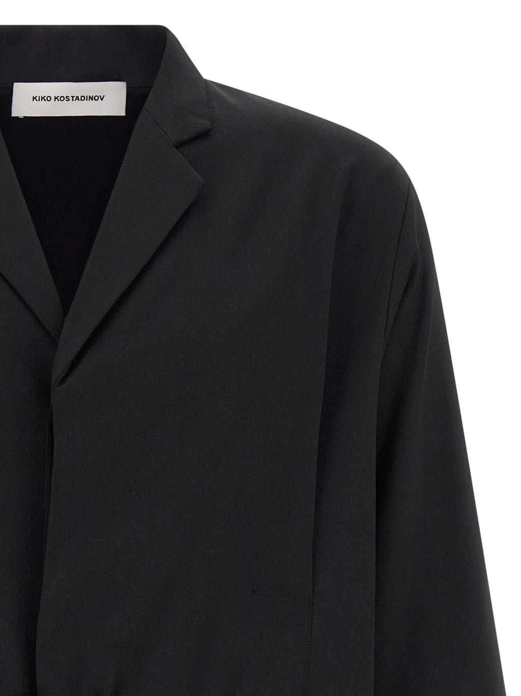 Kiko Kostadinov Schwarzer Blazer aus Schurwolle