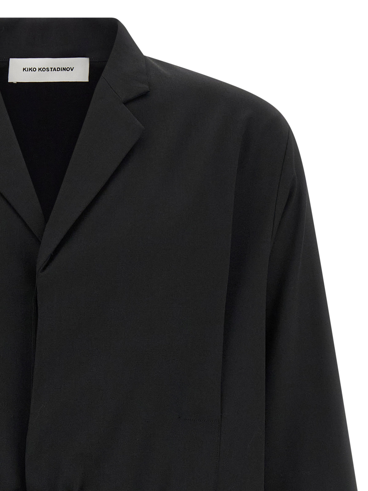 Kiko Kostadinov Schwarzer Blazer aus Schurwolle