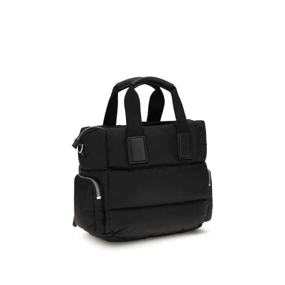 Moncler Schwarze Nylon Handtasche