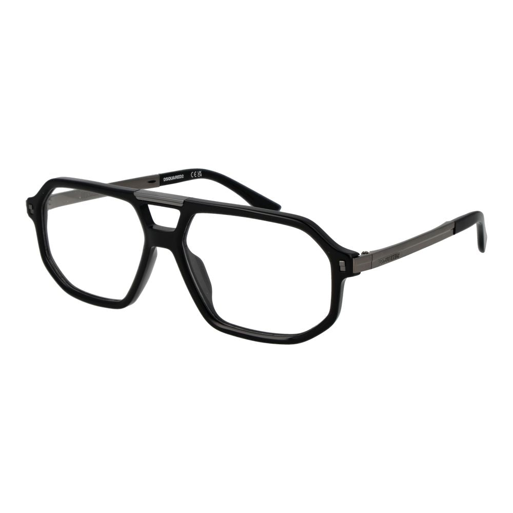 Dsquared² Brille aus schwarzem Acetat (Fassungen)