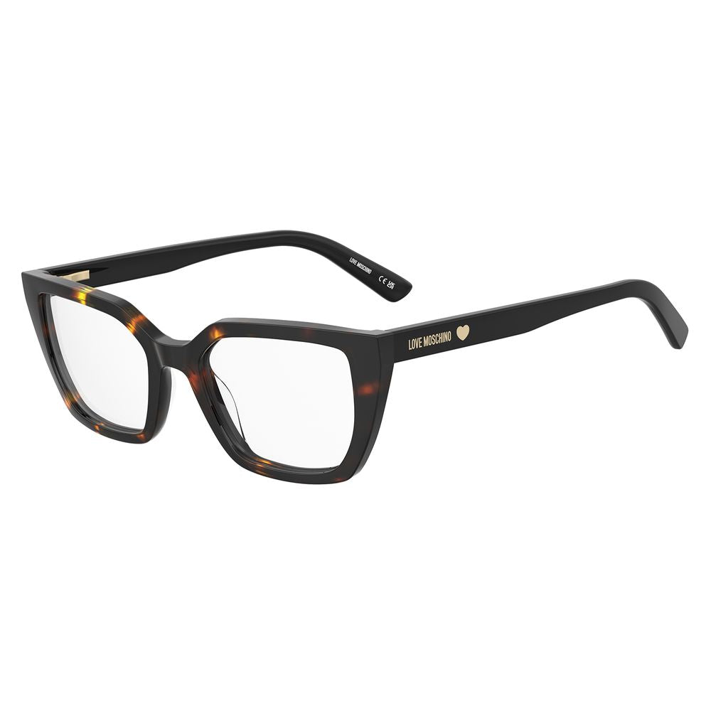 Love Moschino Braune Acetatbrille (Gestell)