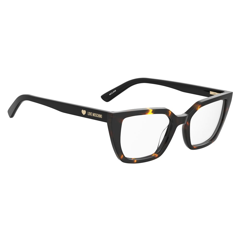 Love Moschino Braune Acetatbrille (Gestell)