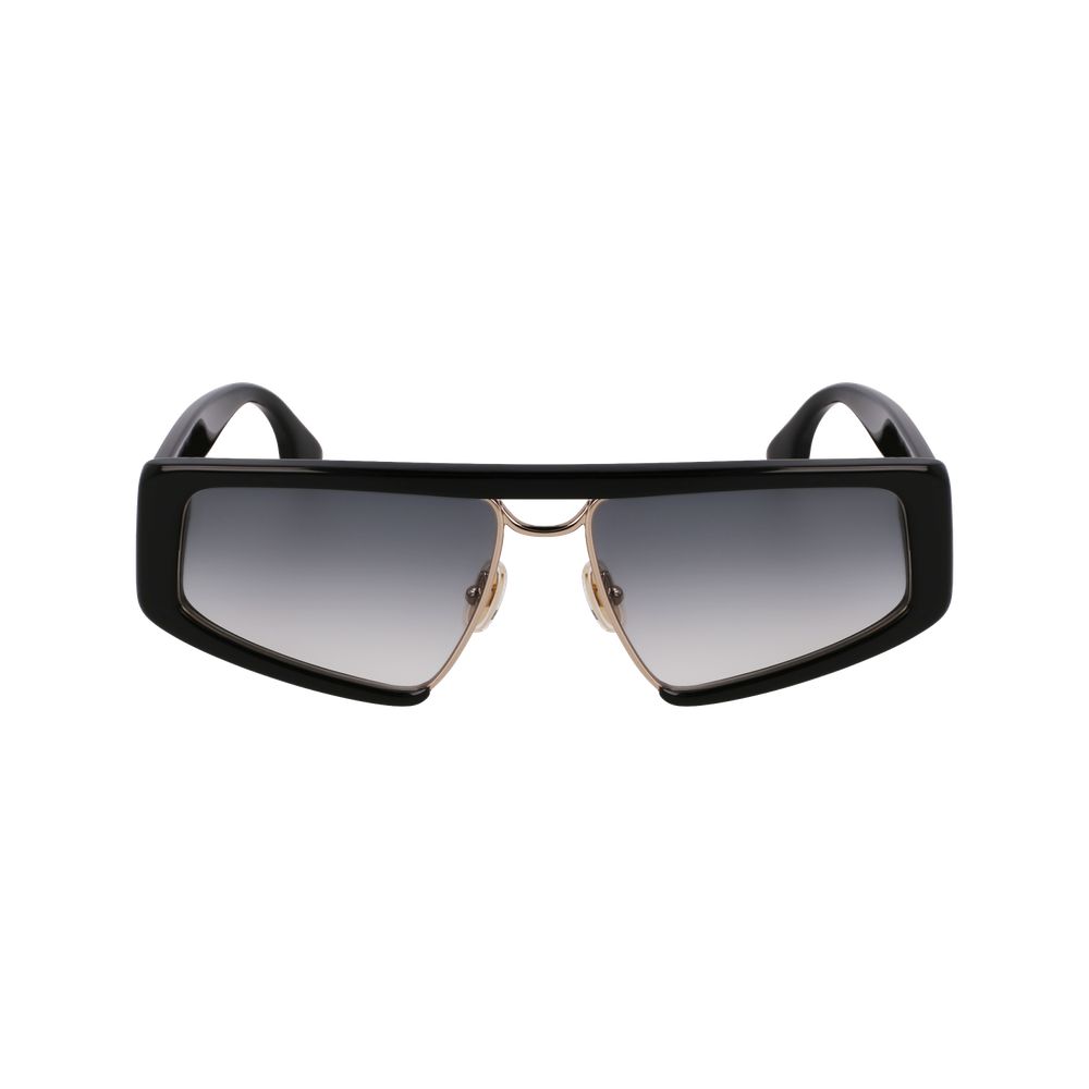 Victoria Beckham Sonnenbrille aus schwarzem Metall und Kunststoff