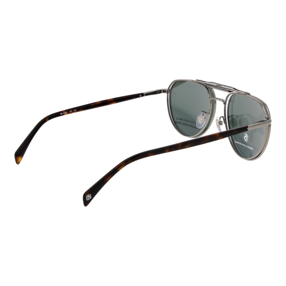 David Beckham Silberne Brille (Fassungen)