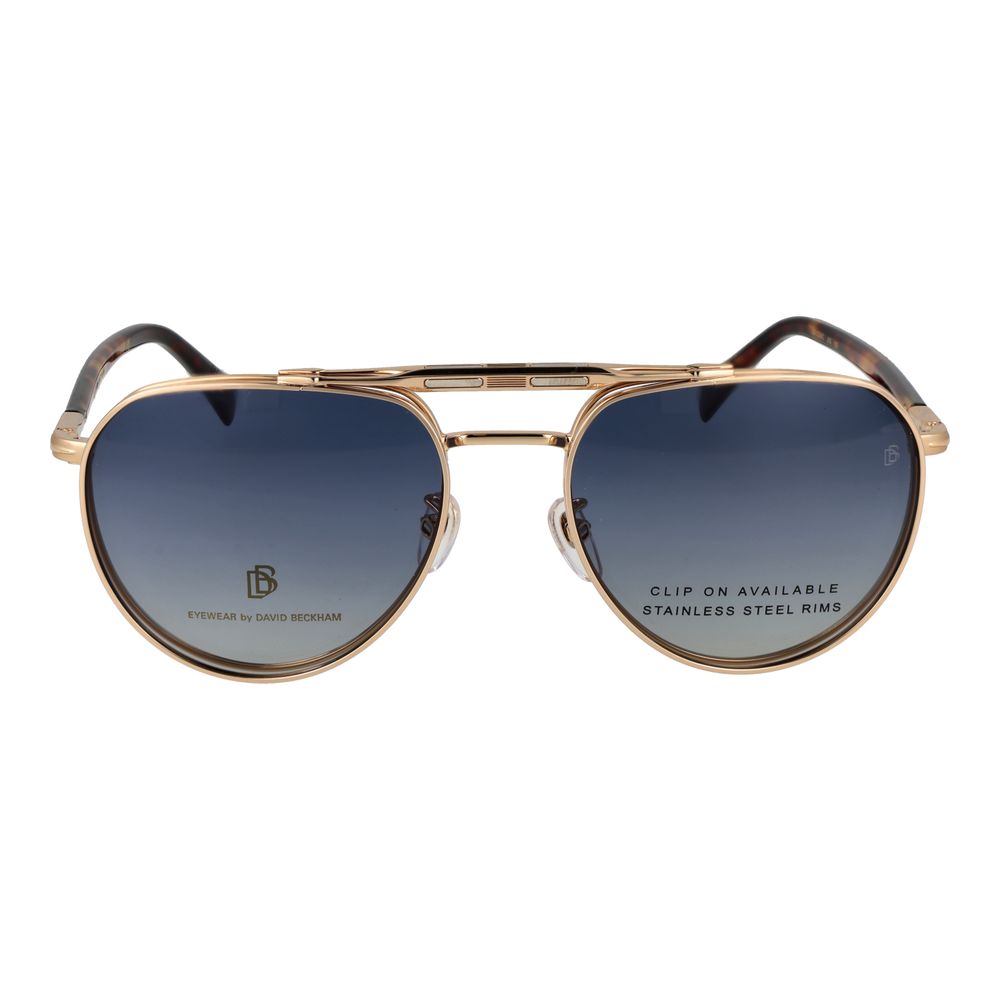 David Beckham Goldene Metallbrille (Gestell)