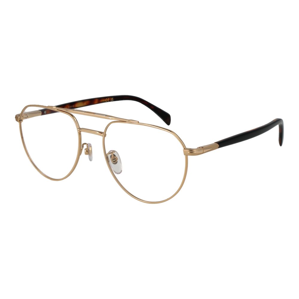 David Beckham Goldene Metallbrille (Gestell)