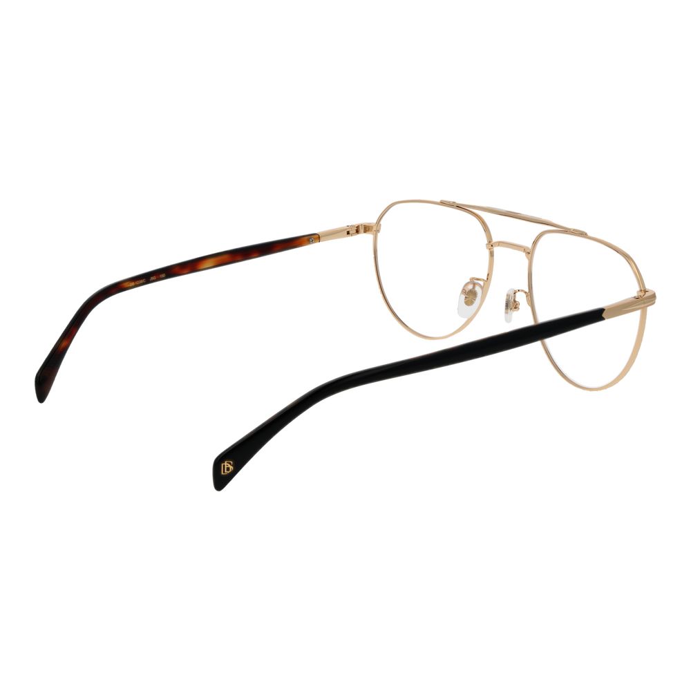 David Beckham Goldene Metallbrille (Gestell)